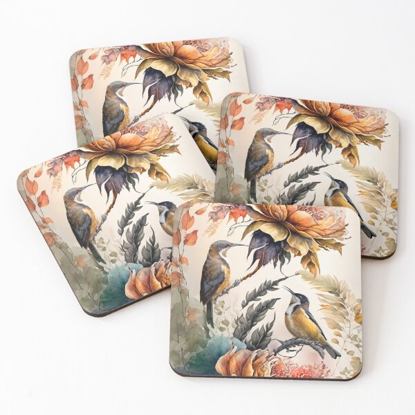 Item preview, The gorgeous Eastern Spinebills designed and sold by Leanne M Williams.