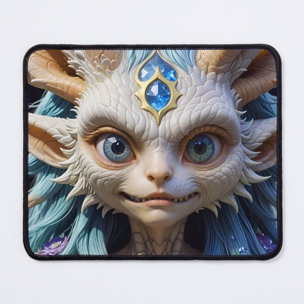 Item preview, Cute Magical Alien Fantasy Cat designed and sold by TheArtOfPat.