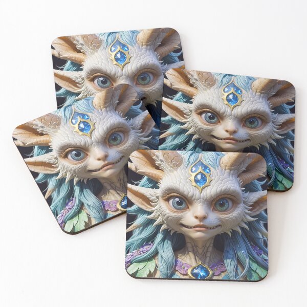 Item preview, Cute Magical Alien Fantasy Cat designed and sold by TheArtOfPat.