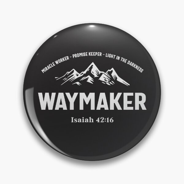 Item preview, Waymaker Isaiah 42:16 Christian Quote designed and sold by cidolopez.