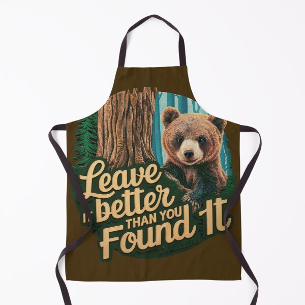 Item preview, Leave It Better Than You Found It Bear designed and sold by 17trifecta.
