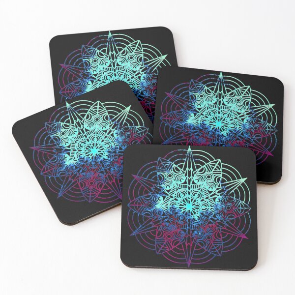 Item preview, Fractal Galaxy Mask Mandala designed and sold by voltron-yip-yip.