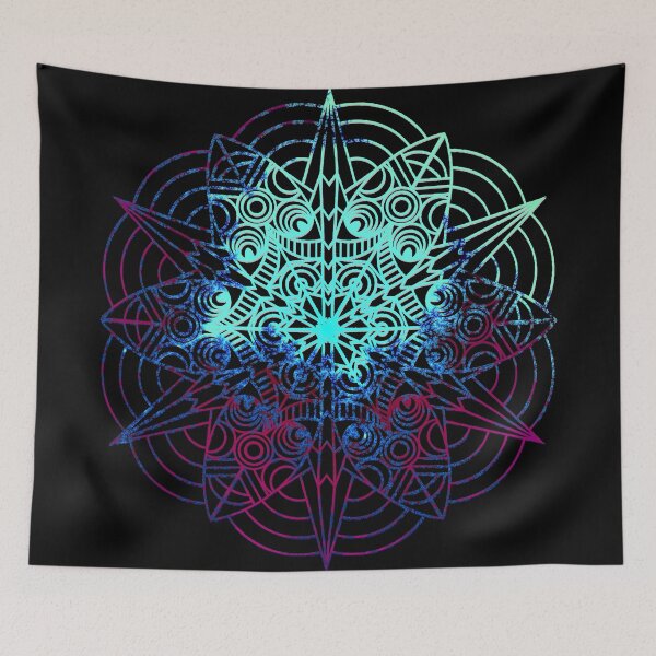 Item preview, Fractal Galaxy Mask Mandala designed and sold by voltron-yip-yip.