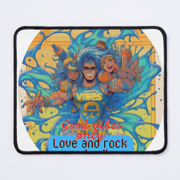 Item preview, Wave color Surreal Love and rock and roll  Good vibes only designed and sold by luiddesigns.