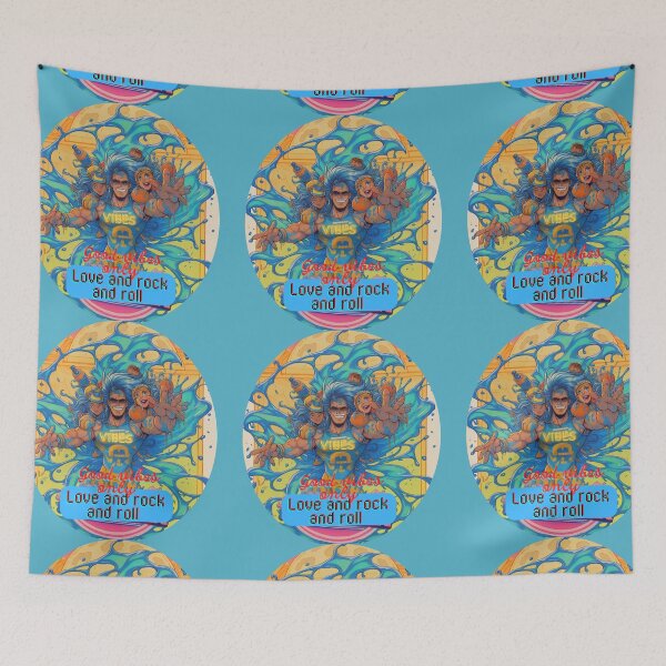 Item preview, Wave color Surreal Love and rock and roll  Good vibes only designed and sold by luiddesigns.