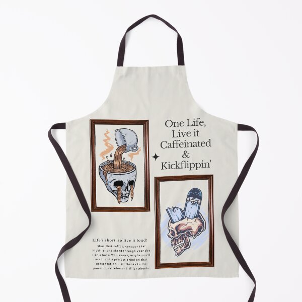 Item preview, One Life, Live it Caffeinated & Kickflippin' designed and sold by exclusivebucket.