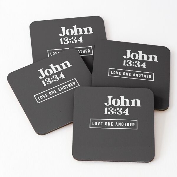 Item preview, Love One Another John 13:34 Christian Quote designed and sold by cidolopez.
