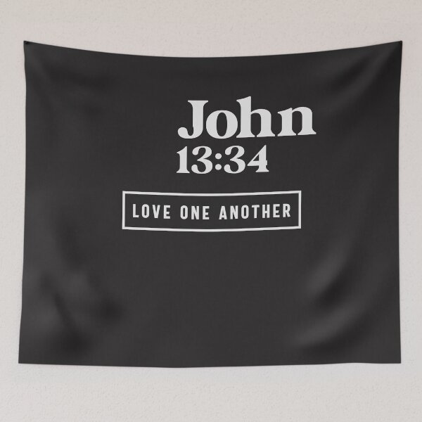 Item preview, Love One Another John 13:34 Christian Quote designed and sold by cidolopez.