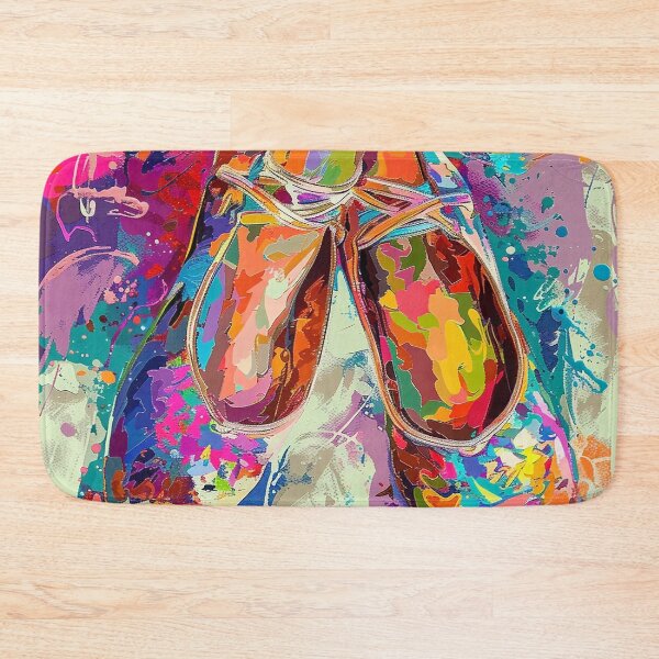 Artikelvorschau, Bunte abstrakte Graffiti Art Ballettschuhe entworfen und verkauft von dcrc.