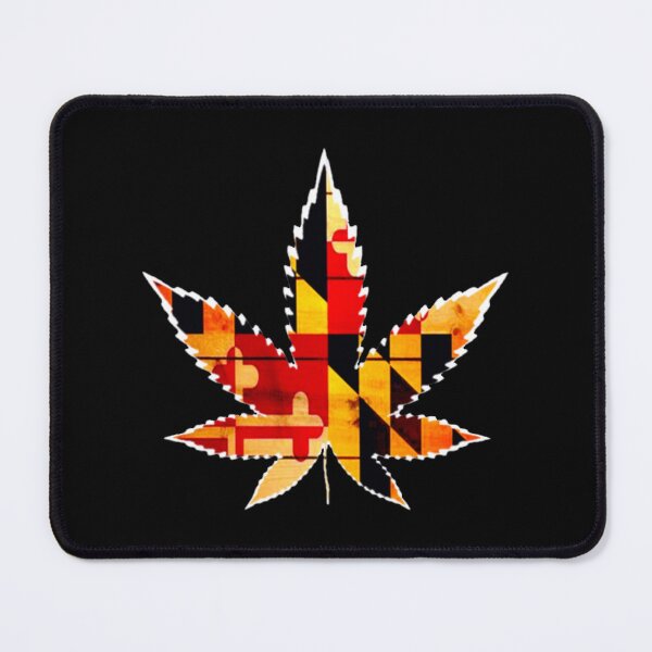 Item preview, Maryland Marijuana Leaf On Wood designed and sold by Mark Jesus-Allen.