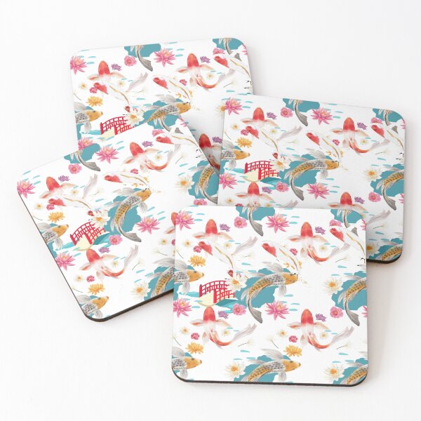 Item preview, Carps and Flowers designed and sold by Wa Wonder.