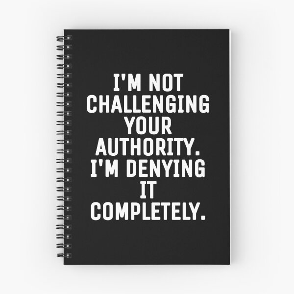 Item preview, I'm not challenging your authority designed and sold by THELOSTHOUSE.