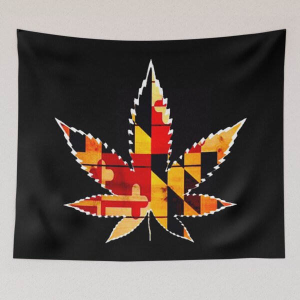 Item preview, Maryland Marijuana Leaf On Wood designed and sold by Mark Jesus-Allen.