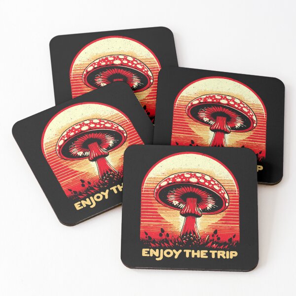 Item preview, Enjoy The Trip - Cute Shroom - Psychedelic Mushroom designed and sold by Urban-Alien.