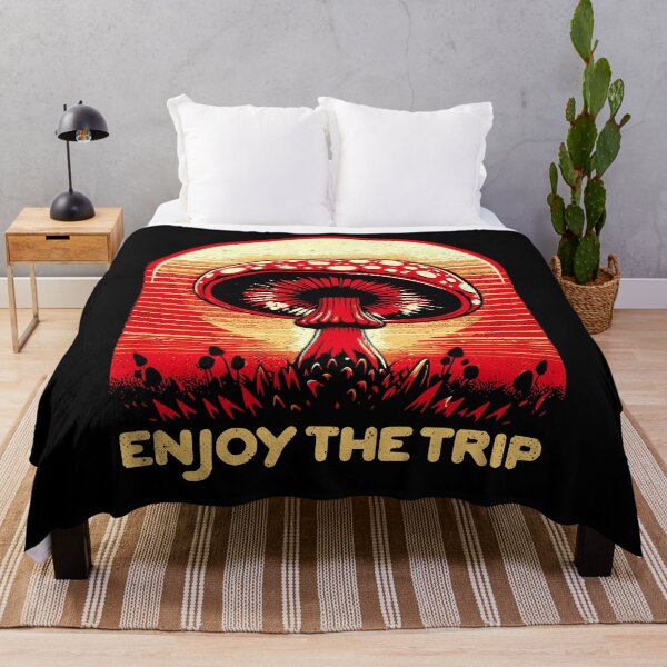 Item preview, Enjoy The Trip - Cute Shroom - Psychedelic Mushroom designed and sold by Urban-Alien.