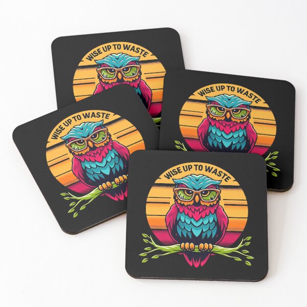 Item preview, Wise Up to Waste Eco-Friendly Owl designed and sold by Taans-Creation.