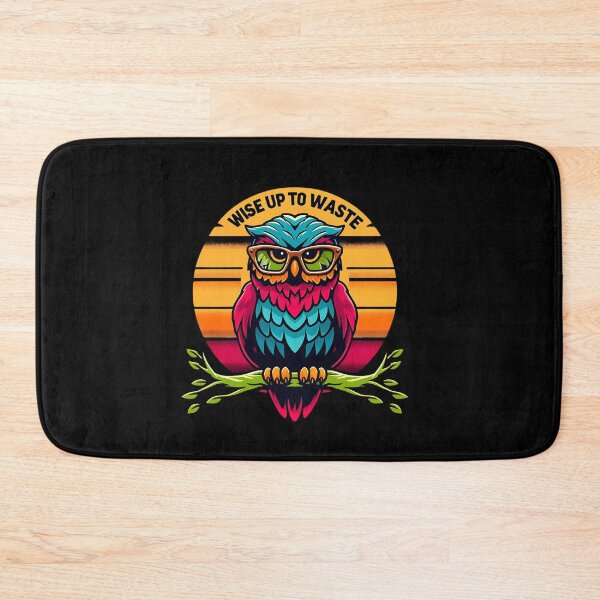 Item preview, Wise Up to Waste Eco-Friendly Owl designed and sold by Taans-Creation.