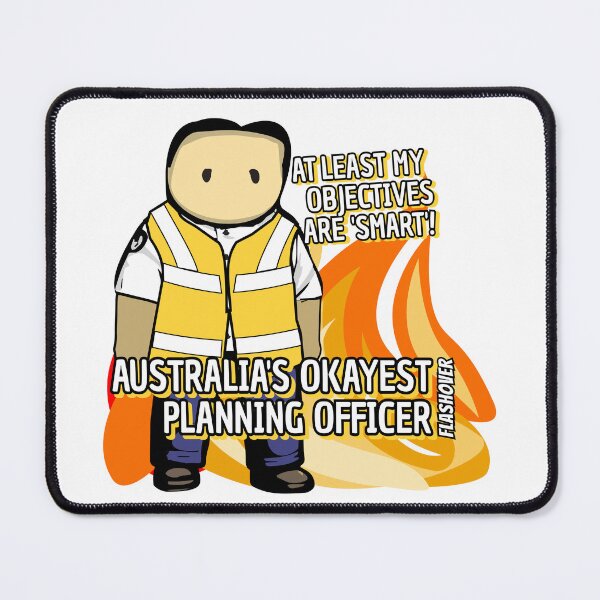 Item preview, Australia's Okayest Planning Officer designed and sold by Flashover.