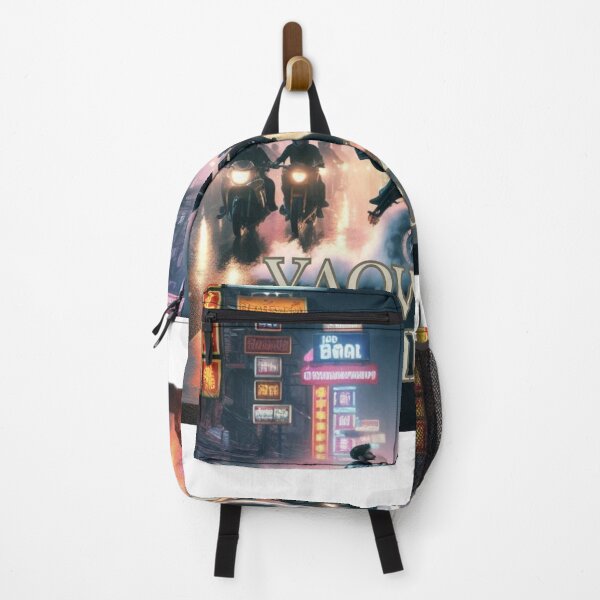 Item preview, Thrilling Wheelie Stunts on Wet Yaowarat Streets designed and sold by santyj.