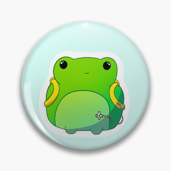 Item preview, Tubie Tod the Frog GJ Feeding tube  designed and sold by PurpleForestArt.
