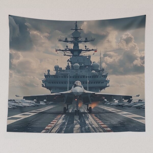 Item preview, military aircraft carrier with fighter jets designed and sold by dcrc.