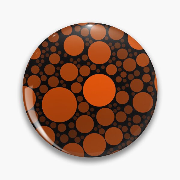 Item preview, Burnt Orange Bubble Polka Dots  designed and sold by patternsoup.