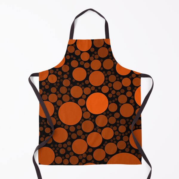 Item preview, Burnt Orange Bubble Polka Dots designed and sold by patternsoup.
