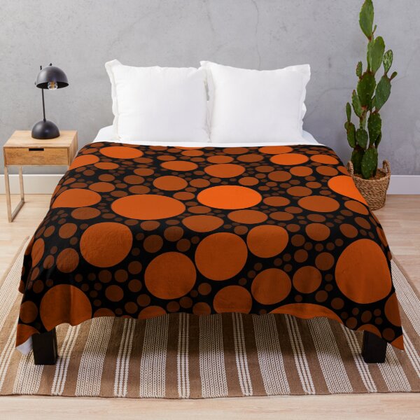 Item preview, Burnt Orange Bubble Polka Dots designed and sold by patternsoup.