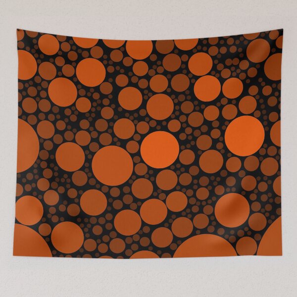 Item preview, Burnt Orange Bubble Polka Dots  designed and sold by patternsoup.