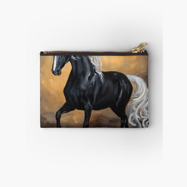 Item preview, Black Mustang with white mane designed and sold by fotofeast.
