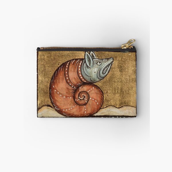 Item preview, Angry Snail Funny Medieval Bestiary Illustration 14th Century  designed and sold by rosaliemillen.