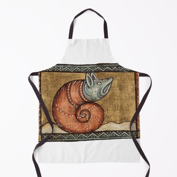 Artikelvorschau, Böse Schnecke. Lustige mittelalterliche Bestiarium-Illustration aus dem 14. Jahrhundert entworfen und verkauft von rosaliemillen.
