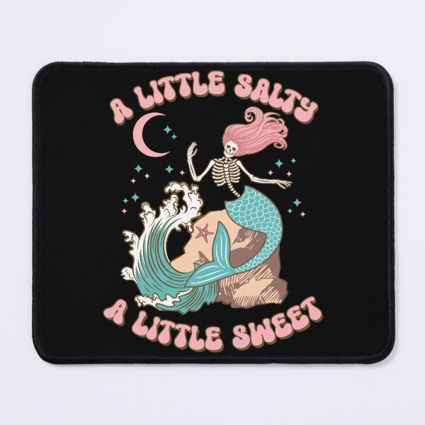 Item preview, A little salty a little sweet. Skeleton Mermaid. designed and sold by SpoopyDanceKid.