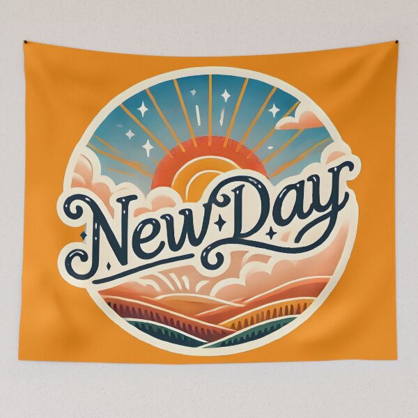Item preview, Sunrise Hills - New Day designed and sold by AdelkoDesigns.