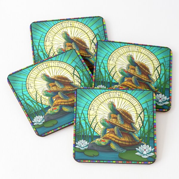 Item preview, Turtle Tower Power with Flowers designed and sold by AmandaGoulart.