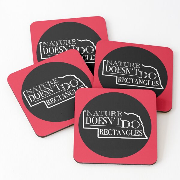 Item preview, Nature Doesn't Do Rectangles - Funny Quote- Nebraska designed and sold by Hair-brained  Haberdasher.