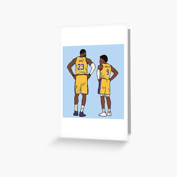 Artikel-Vorschau von LeBron und Bronny James, designt und verkauft von RatTrapTees.