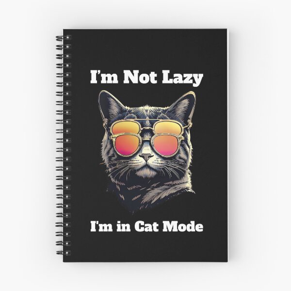 Item preview, I'm Not Lazy, I'm in Cat Mode Vintage Retro Cat Lovers designed and sold by PantatKiller.