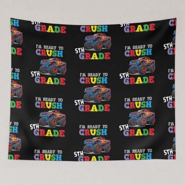 Item preview, I'm Ready To Crush 5th Grade Monster Truck designed and sold by R&BApparel.