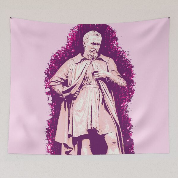 Item preview, Michelangelo en rosa designed and sold by joshcartoonguy.