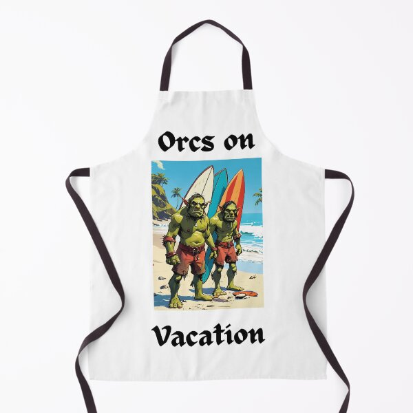 Item preview, Orcs On Vacation Surfs Up designed and sold by popsbh.