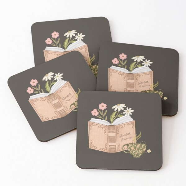 Item preview, Open book with flowers and tea designed and sold by pinkyfish1010.