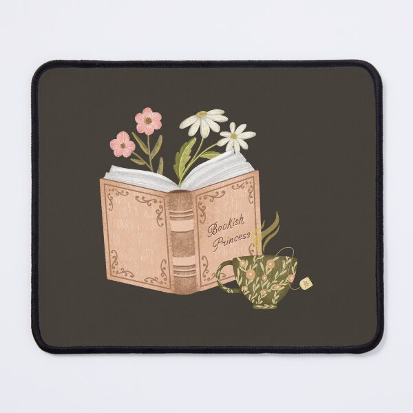 Item preview, Open book with flowers and tea designed and sold by pinkyfish1010.