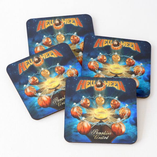 Item preview, HELLOWEEN - Pumpkins United Singles designed and sold by AyanaLine.