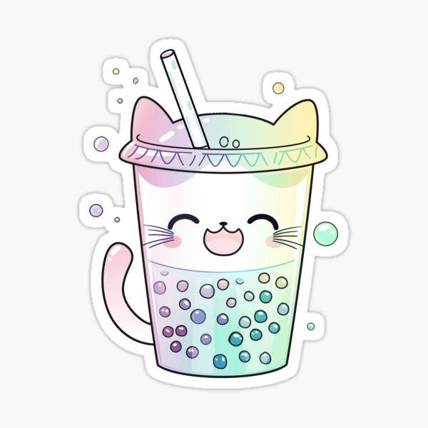 Item preview, Neko Dreams of bubble tea! designed and sold by NekoDreamsArt.