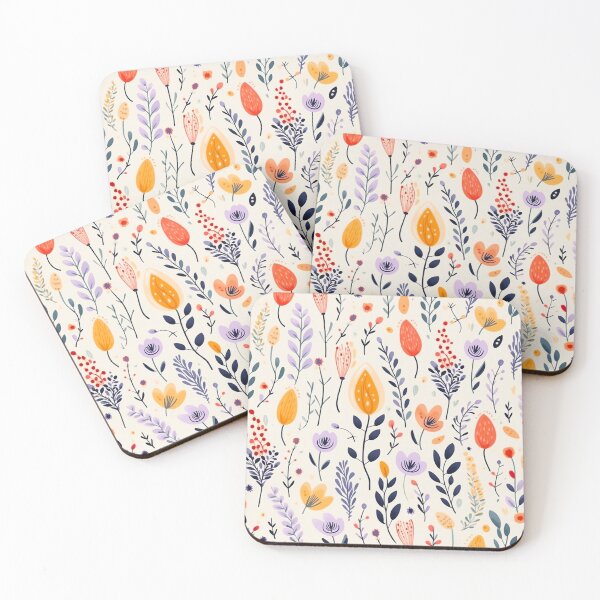 Item preview, vector art in the style of Matisse poster, johanna basford , calming colours designed and sold by Nanthikan.