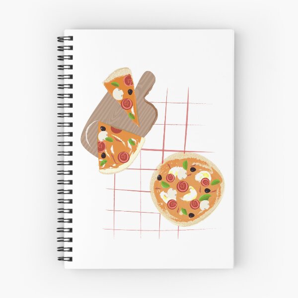 Artikelvorschau, Pizza flach, Symbol, Icon, Grafik, Mozzarella, Salami, Tomate, entworfen und verkauft von handmadehipsters.