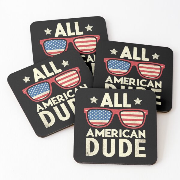 Item preview, All American Dude Vintage Sunglasses Patriotic Design designed and sold by PantatKiller.