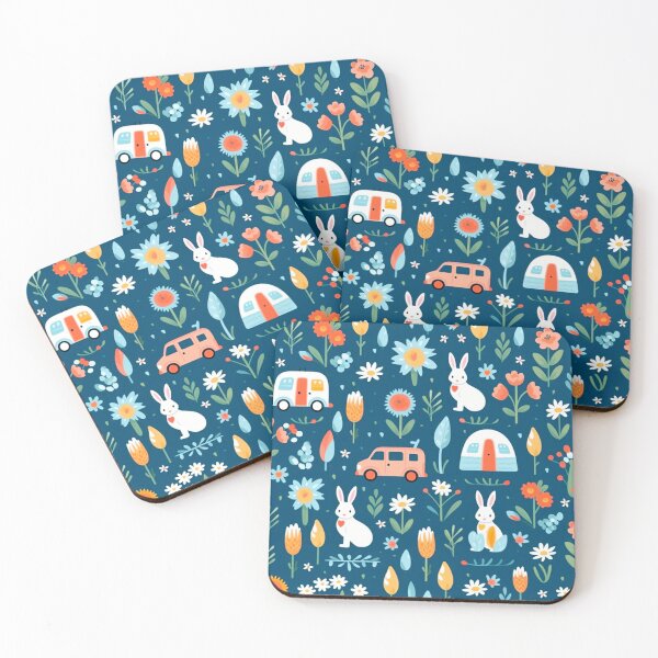 Item preview, vector art in the style of Matisse poster, johanna basford , calming colours designed and sold by Nanthikan.