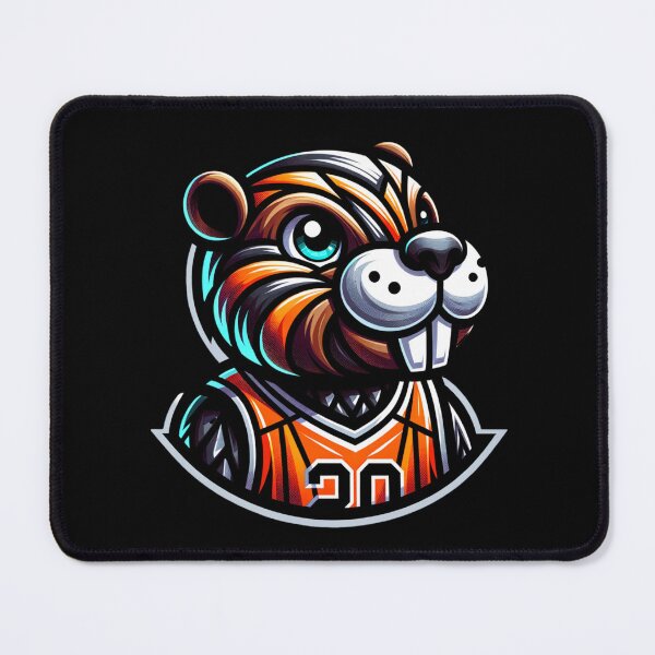 Item preview, Beaver in a basketball jersey designed and sold by Catherine Harrison.